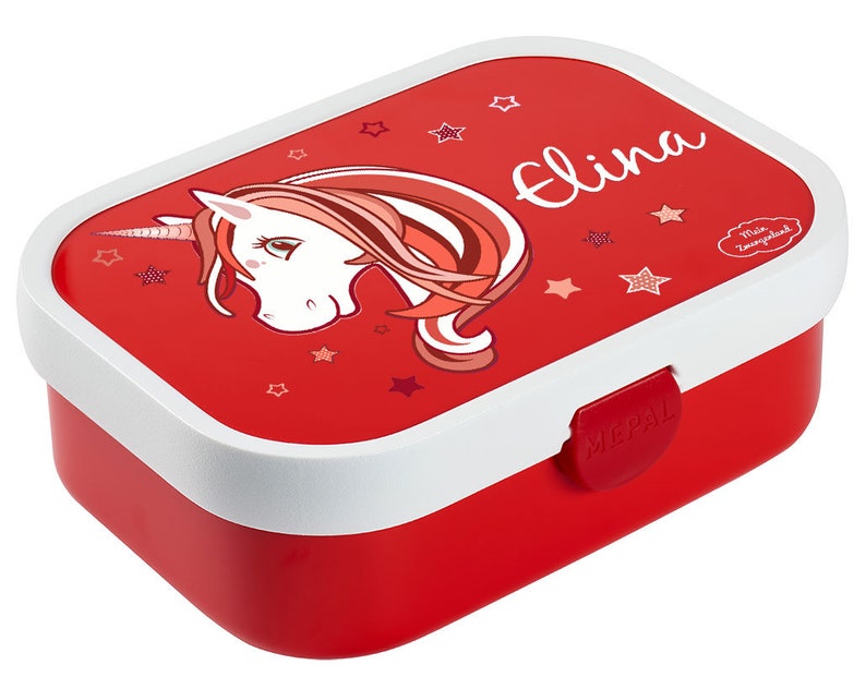 Mepal Campus Brotdose Für Kinder - Bento Box Mit Fächern & Gabel In Cool Pink, 750 Ml