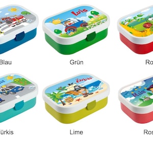 Lunch box Mepal various motifs with name