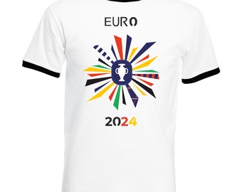 T-shirt homme EM 2024 personnalisé avec nom et numéro