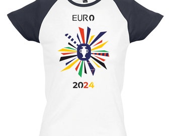 T-shirt femme EM 2024 avec nom et numéro