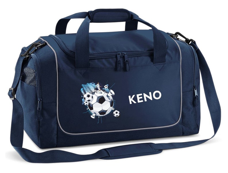 Sports bag 38 liters with name and motif Football Soccer City image 4