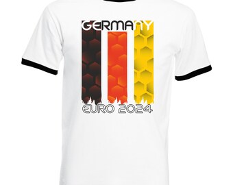 T-shirt homme EM 2024 personnalisé avec nom et numéro