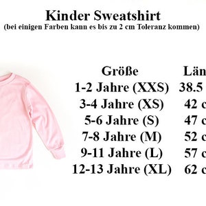 Kindergarten child sweatshirt in pink with name and rainbow butterfly motif image 4