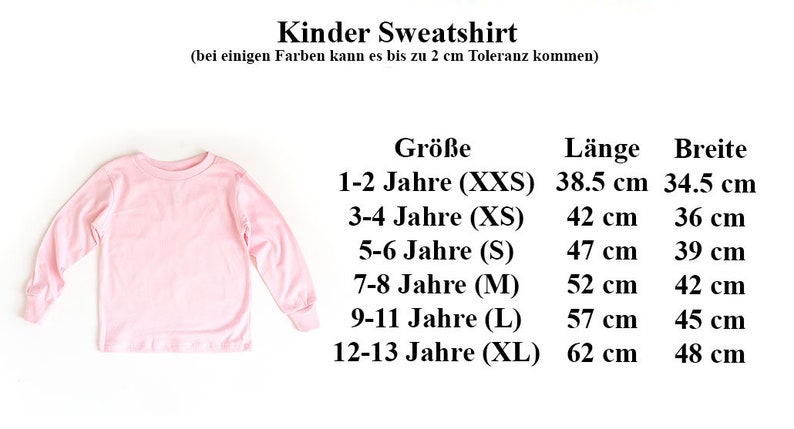 Kindergarten child sweatshirt in pink with name and rainbow butterfly motif image 4