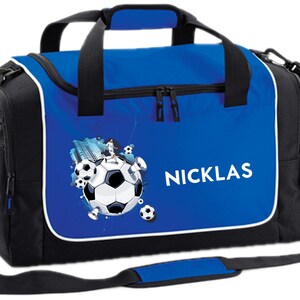 Sac de sport 38 litres avec nom et motif Football Soccer City image 7