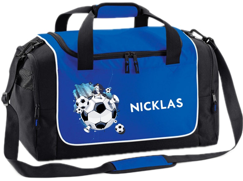Sports bag 38 liters with name and motif Football Soccer City image 7