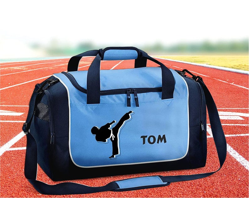 Sac de sport 38 litres avec nom et motif arts martiaux image 3