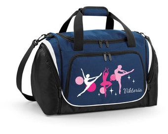 Sac de sport 39 litres avec nom et motif Ballerine