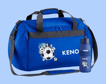 Sports bag 26 liters with name and motif Football Soccer City