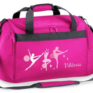Sporttasche 26 Liter mit Namen und Motiv Ballerina Bild 4