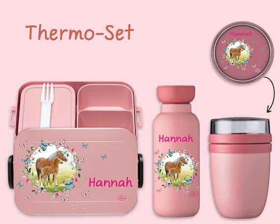 Bento lunch box Take a Break large - Nordic pink