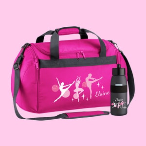 Sports bag 26 liters with name and motif Ballerina