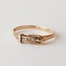 Michaela reviewed Vintage Gold Diamond Buckle Ring - 9k gold ring - vintage gold jewellery - belt buckle ring - vintage diamond ring