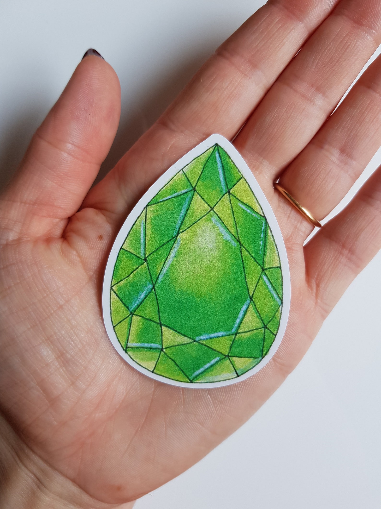 Gemstone Sticker Set Vinyl Decal Gemstone Sticker Witch Etsy UK