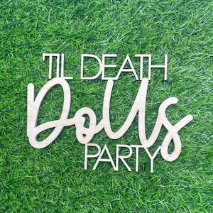 Till Death Do Us Party Sign, Bar Wedding Sign, Wedding Party Wooden Sign