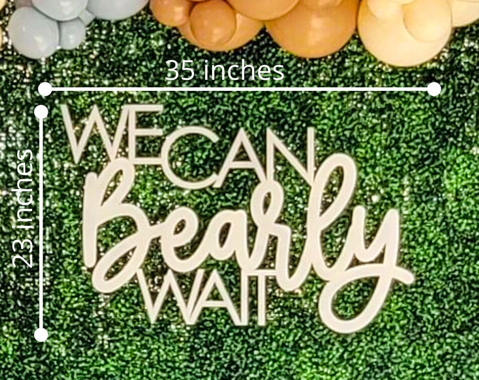 Lush We Can Bearly Wait Sign Abstract for Mobile Lush We Can Bearly Wait Sign Abstract for Mobile