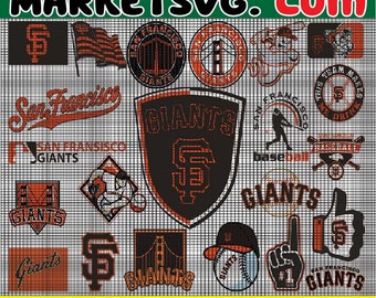 San-Francisco Giants Baseball Team Svg, San-Francisco Giants Svg, M--LB Svg, M--L--B Svg, Png, Dxf