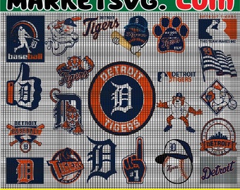 Detroit-Tigers Baseball Team Svg, Detroit-Tigers Svg, M--LB Svg, M--L--B Svg, Png