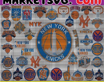 New-York Knicks National Basketball Team svg, New-York Knicks National svg, N--B--A Svg, Png, Dxf