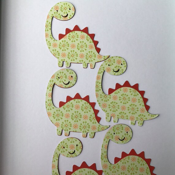 Dinosaur Die Cuts Dinosaur Cutout Dinosaur Birthday Party Etsy