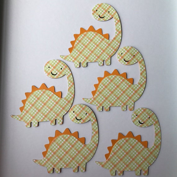 Dinosaur Die Cuts Dinosaur Cutout Dinosaur Birthday Party Etsy