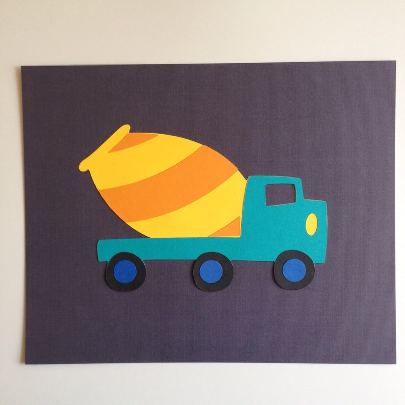 Construction wall art Boys Bedroom Baby Room Decor Nursery | Etsy