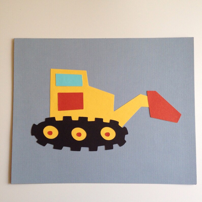 Construction wall art Boys Bedroom Baby Room Decor Nursery | Etsy