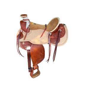 Made To Order Horse saddle Handmade Saddle Western Ranch Trail Horse Saddle Horse Tack-Trail Hard Seat leather Saddle for a horse Gift