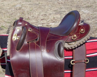 Made to order Australian Stock Saddle, Handmade Saddle, Fully Rigged, Trail Horse Saddle, Felt bottom, Cattle work, endurance riding