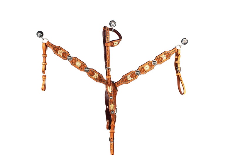 Custom One Ear Horse Bridle One Ear Headstall Western Horse Etsy