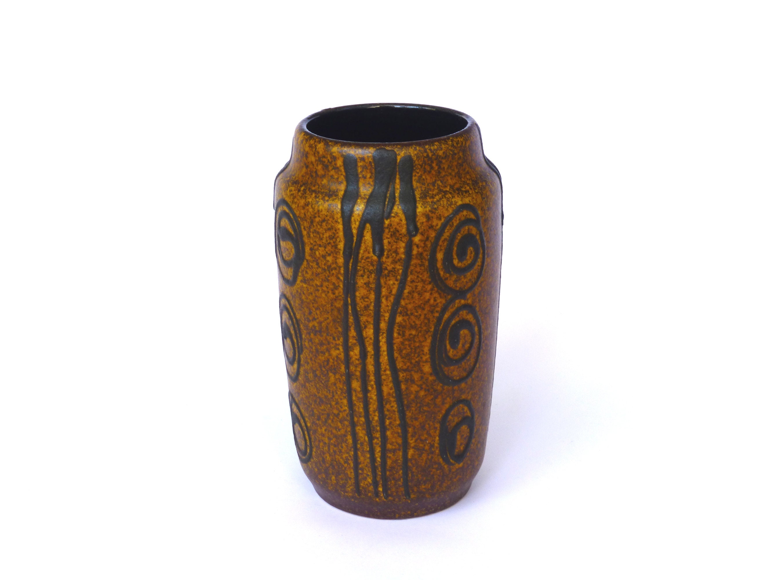 Scheurich Vase 231 15 Fat Lava Ceramics West Germany 60s 70s Glaze