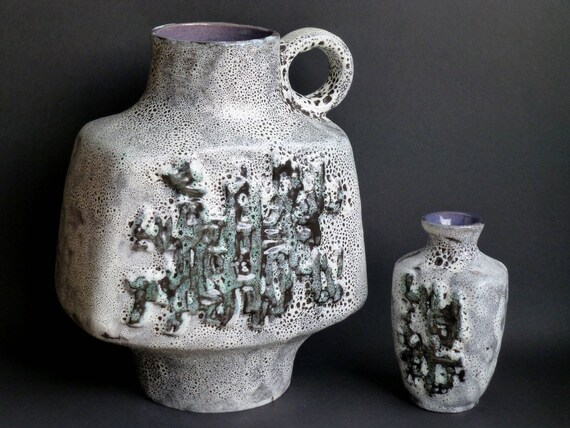 Walter Gerhards WG Ceramic Big Vase 720/25 MADRID Fat Lava