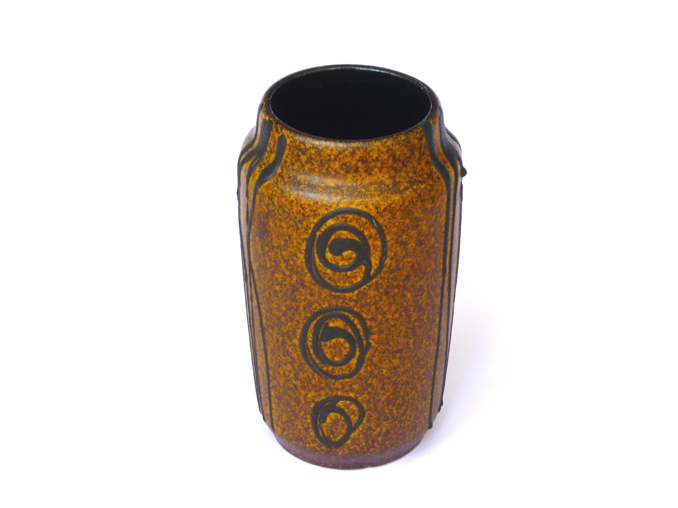 Scheurich Vase 231 15 Fat Lava Ceramics West Germany 60s 70s Glaze
