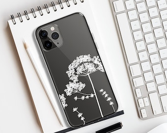 Dandelions, iPhone 15 Pro Case, Dandelions, Floral, iPhone 12 Case, Clear iPhone Case, iPhone 14 Case, iPhone 13 Pro Case, Cute, Dandelions