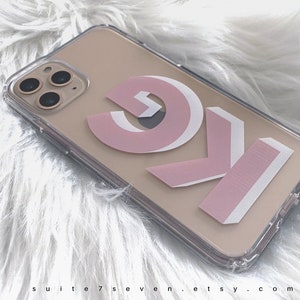 Duidelijk telefoonhoesje, iPhone 15-hoesje, gepersonaliseerd hoesje, iPhone-hoesje 13, iPhone 12-hoesje, monogram, initialen, iPhone 14 Pro Max, Galaxy S23-hoesje