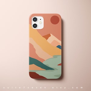 iPhone Hülle Berglandschaft iPhone 13 Landschaftskunst iPhone 15 Pro MagSafe Fluss iPhone 14 Case iPhone 13 Pro Max Galaxy S23