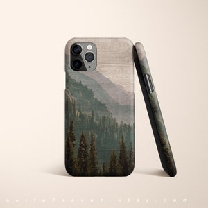 iPhone 13 Case, Forest in the Mountains, iPhone 12 Case, MagSafe, iPhone 15 Case, iPhone 14 Case, Scenic Art, Outdoors, Hiking, Galaxy Case