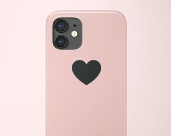 Hearts, iPhone 15 Case, iPhone 12 Pro Case, Love, Pink, iPhone 11 Case, Cute, iPhone 14 Case, iPhone 13 Case, Galaxy Case, Personalized Case