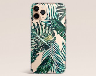 iPhone 15 Case, Palm Leaves, iPhone 14 Case, iPhone 13 Case, Clear Case, Galaxy Case, iPhone 12 Case, iPhone 15 Pro Case, Tropical Palms