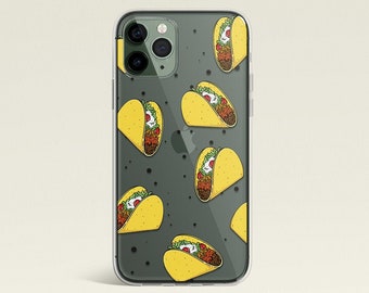 iPhone 12 Case, Clear iPhone Case, iPhone 11 Case, iPhone 15 Case, iPhone 11 Pro Case, iPhone 14 Pro Case, Galaxy Cases, Tacos, Fast Food