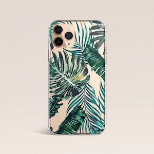 iPhone 15 Case, Palm Leaves, iPhone 14 Case, iPhone 13 Case, Clear Case, Galaxy Case, iPhone 12 Case, iPhone 15 Pro Case, Tropical Palms