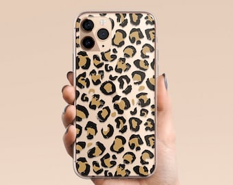 iPhone 15 Case, Leopard Print, iPhone 14 Case, iPhone 13 Case, Clear Case, Animal Print, iPhone 12 Case, iPhone 15 Pro Case, Galaxy S23 Case