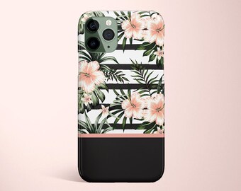 iPhone 12 Case, iPhone 15 Case, iPhone 13 Case, iPhone 14 Case, Tropical Flowers, Hawaiian Style, iPhone 15 Pro Case, iPhone Case, Hibiscus
