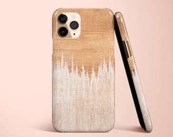Funda para iPhone 12, Funda para iPhone 13 Pro, Bosque, Artístico, Funda para iPhone 15, Funda para iPhone 14 Pro, Funda para iPhone 11, Funda para iPhone, Funda de madera, Cubierta