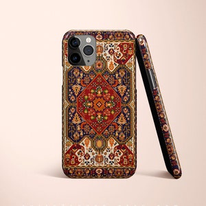 iPhone Case, iPhone 15 Case, Persian Carpet, Mediterranean Style, iPhone 11 Pro Case, iPhone 13 Case, iPhone 14 Case, Cover, Oriental Rug