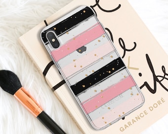 Clear iPhone Case, iPhone 12 Case, iPhone 15 Case, iPhone 14 Case, iPhone 13 Case, iPhone 11 Case, iPhone 15 Pro, Galaxy S23 Case, Stripes