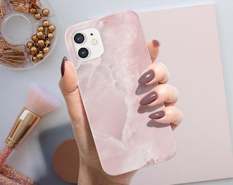 Marmo rosa, custodia per iPhone 13, custodia per iPhone 13 Pro, marmo, custodia per iPhone 15, custodia per iPhone 15, regalo, rosa carino, custodia per iPhone 14, custodia per iPhone 15 Pro