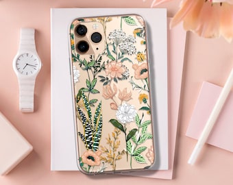 iPhone 12 Case, iPhone 15 Case, Clear Case, iPhone 14 Case, Summer Flowers, iPhone 13 Case, iPhone Case, iPhone 15 Pro Case, Galaxy Case