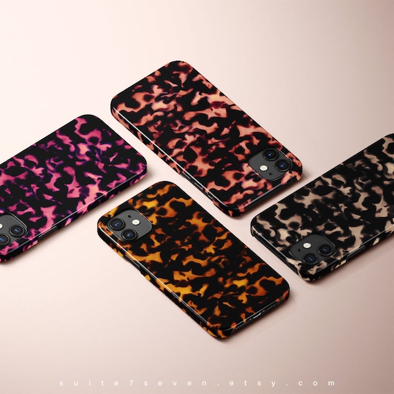 Tortoise Shell Pattern Iphone Case Iphone 12 Case Iphone 11 Etsy 日本