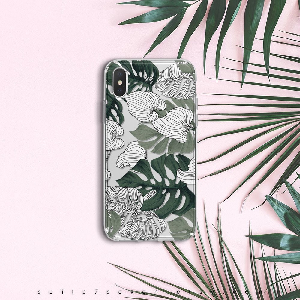 Iphone 11 Case Palm Leaves Iphone X Case Iphone 8 Plus Etsy